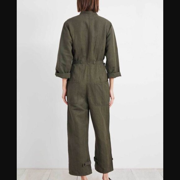 Apiece Apart Ares Jumpsuit in Olive Size 4 - Picture 2 of 5